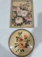 Both framed prints together for scale and comparison