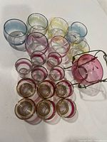 All glasses and bowl grouped together