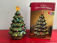 Tree and box front view