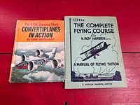 Front covers of both aviation books