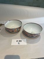 Both matching bowls side by side showing size and form