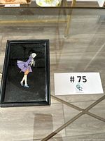 Front view of framed butterfly wing miniature