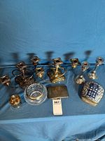 Group shot showing all eight items together