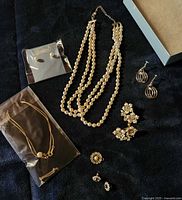 Group shot displaying all jewellery pieces