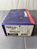 Closed Powers Fasteners Spike MH box showing part no. 05556 specs