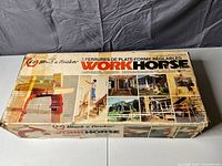 Closed original Black & Decker Workhorse box showing branding and model info