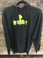 Front view showing chest logo and overall hoodie condition