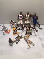 All nine Space Jam figures grouped