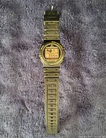 Full view of Lorus digital watch with strap extended