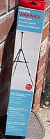 Front of sealed box showing Martin Warwick Artist Easel branding and product image