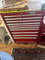 Front view showing full cabinet, brand badge, drawer count