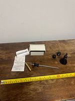 All components laid out on table