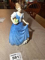 Front view of Royal Doulton Helen figurine on tabletop