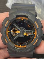 Front view of Casio G-Shock GA-110TS-1A4 watch