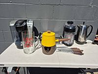 Group view of all items on table