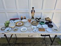 Full table view of all items arranged