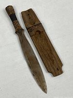 Full view dagger and scabbard