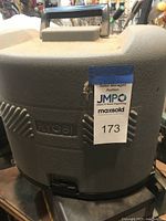 Grey Ryobi hard case exterior