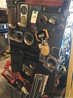 Overall view showing magnetic trays, lights and BLACK+DECKER lopper