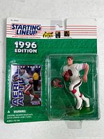 Front view of sealed Steve Young Starting Lineup figure and card