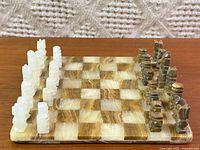 Board with all pieces set up