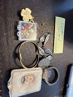 Group shot shows all jewelry pieces arranged on surface