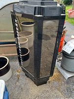 Full view of Phototron 3000 SX cabinet standing upright showing tinted panels and overall condition