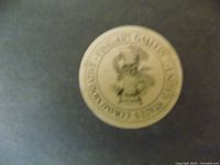 Gallery sticker or label close-up