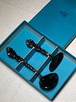 Two Birks Regency pieces in blue presentation box