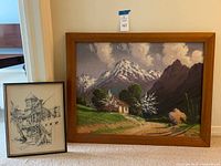 Both artworks side by side showing full frames and imagery