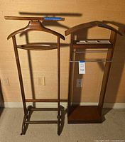 Both valet stands front view