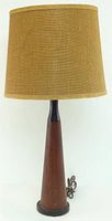 Lamp with shade front view