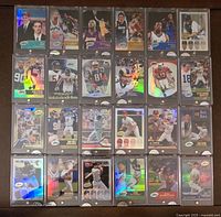 Full layout of all cased cards, 5×5 grid