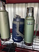 All three insulated containers on shelf