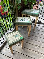 All three nesting tables on deck