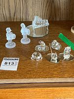 Group shot of entire collection on shelf