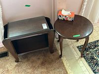 Both tables side by side showing overall style and size