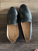 Top view of both black LifeStride loafers