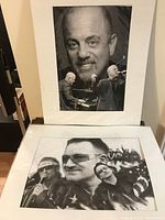 Both matted collage prints together showing overall appearance