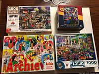 All four puzzle boxes overview