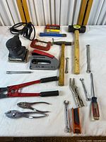 Overview of all tools laid out