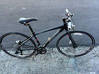 Full right-side view of complete bicycle