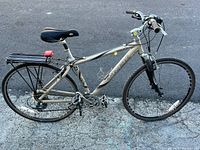 Full left-side view of Trek Multitrack 7500 bicycle showing components and accessories