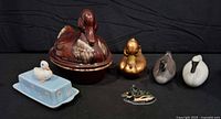 All six duck-themed items grouped