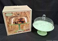 Box, assembled plate with dome