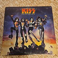 Front jacket showing artwork and wear