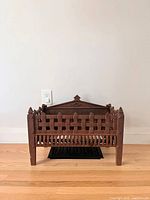 Front view showing lattice design and overall form