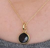 Pendant worn on chain showing scale and appearance