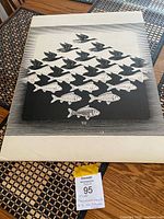 Cover sheet with M.C. Escher "Sky and Water I" print