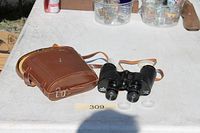 binoculars, case, lens caps overview